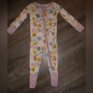 Little sleepies mauve leaves